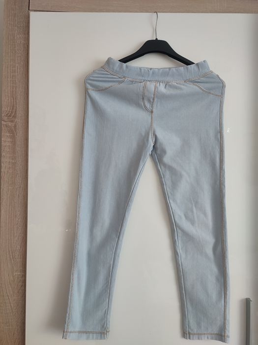 Legginsy jeansowe jegginsy dla dziewczynki