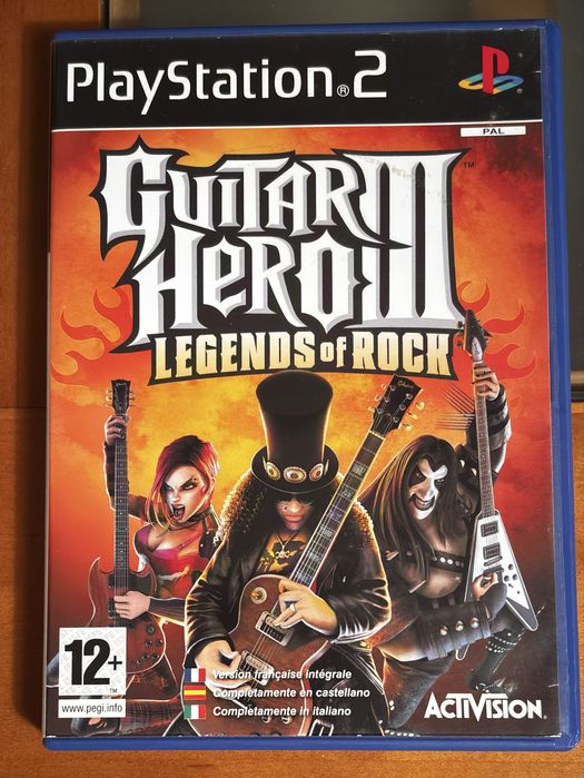 Jogo PS2 Guitar Hero III: Legends of Rock