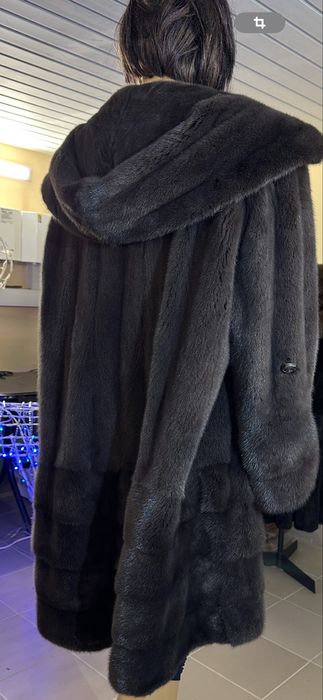 Рр 60+. Норковая шуба ‘ мокко’. Плюшечка. Канадка. Греция