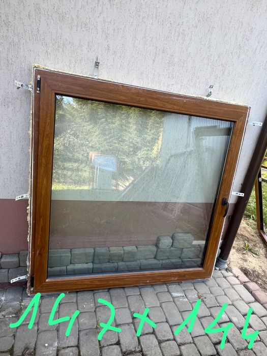 Okna plastikowe złoty dąb