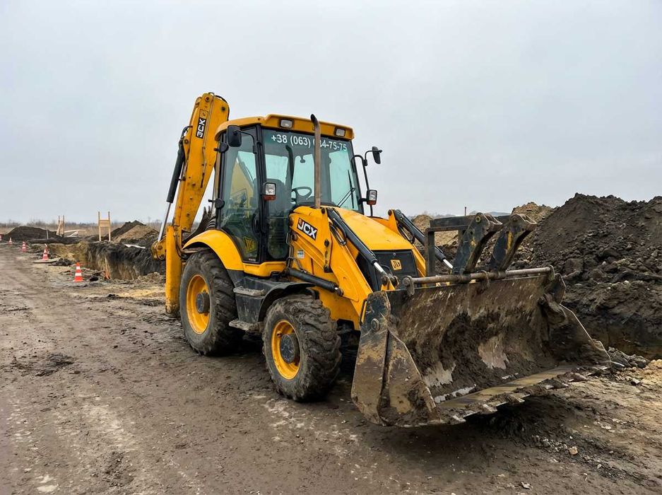 Оренда екскаватора навантажувача JCB 4CX Львів, фото 2
