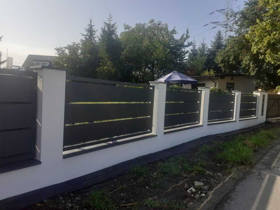Brama przesuwna 4m panel ocynk ogniowy PRODUCENT