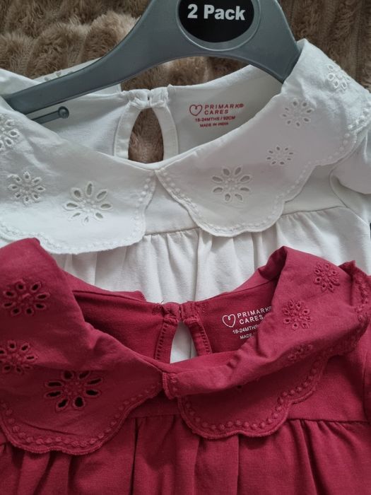 Bluzeczki dla dziewczynki 2-pack