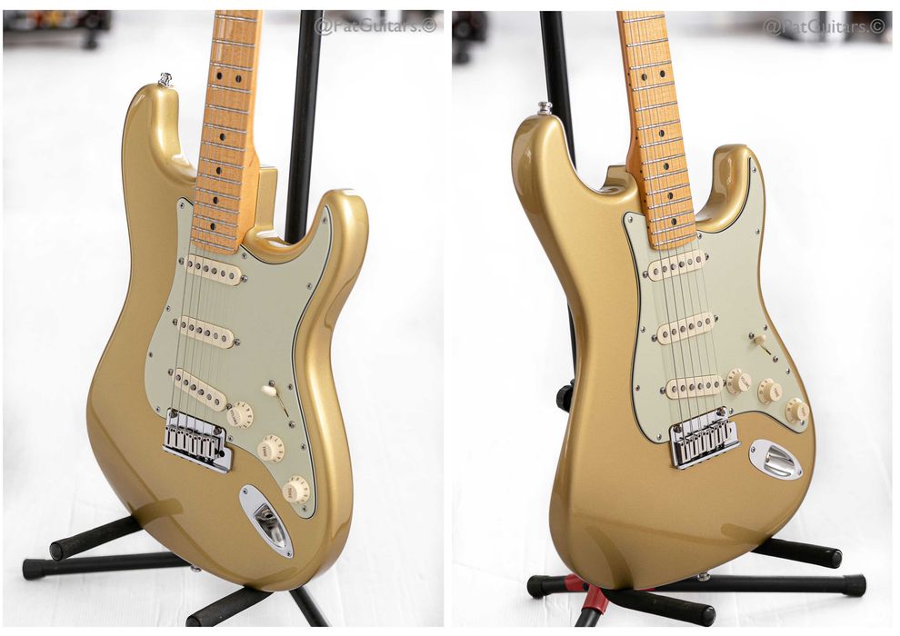 2009 Fender Custom Shop Deluxe Stratocaster in HLE Gold