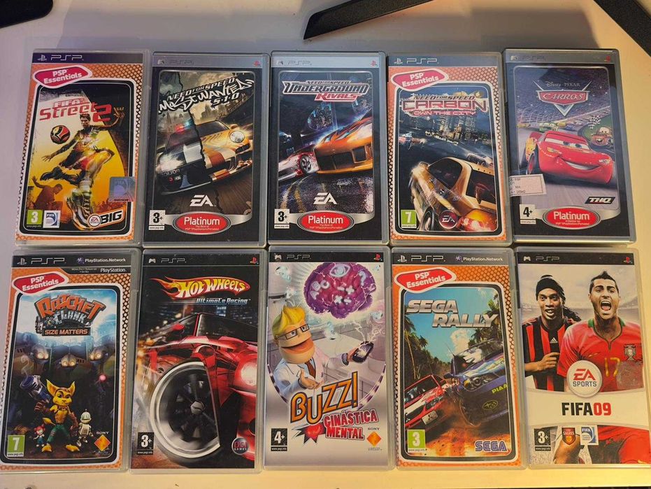 Vendo Jogos PSP - Com capa e instruções [Usados]