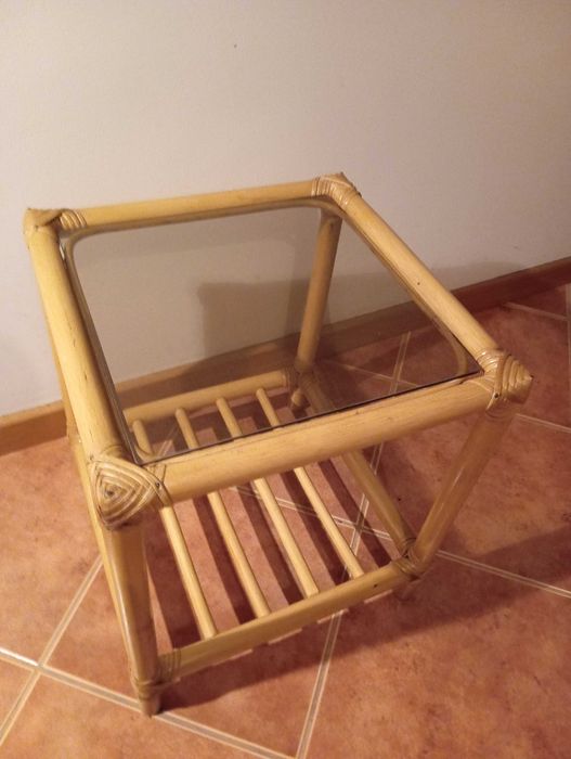 Mesa de centro em bambu