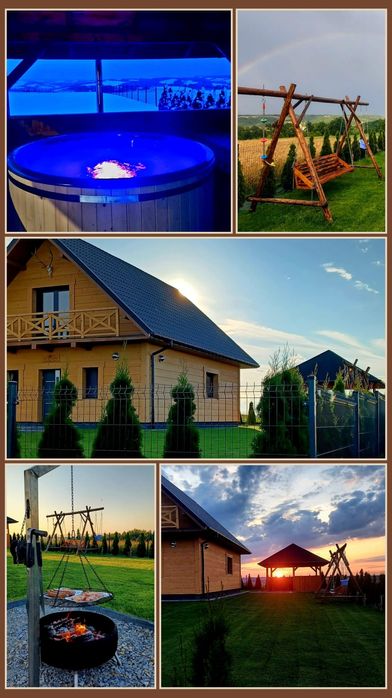 Dom Ci Spokój, domek całoroczny, gorąca beczka,plac zabaw,grill,altana