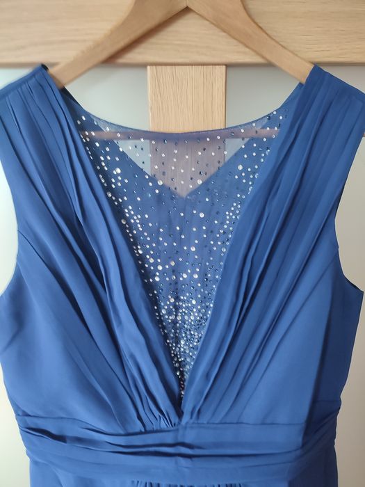 Sukienka na wesele granatowa Bodyflirt rozm 40