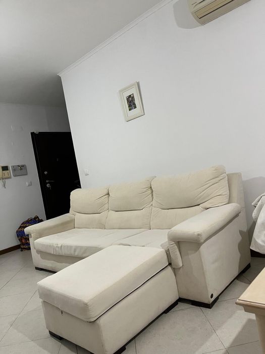 Sofa branco otimo estado