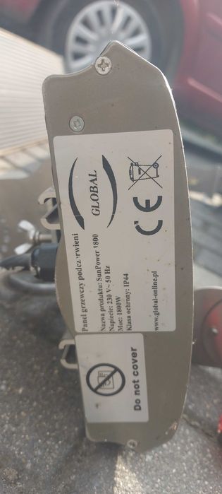 Promiennik na podczerwień, grzejnik