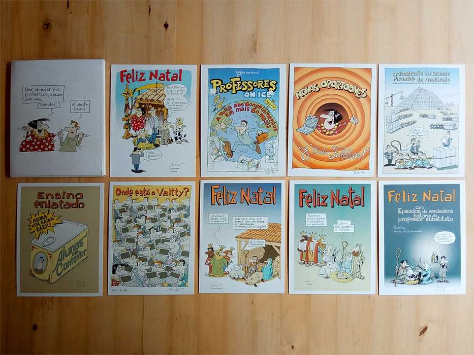 Postais - Colecção Como Se Tornar Um Docentezeco - Antero Valério