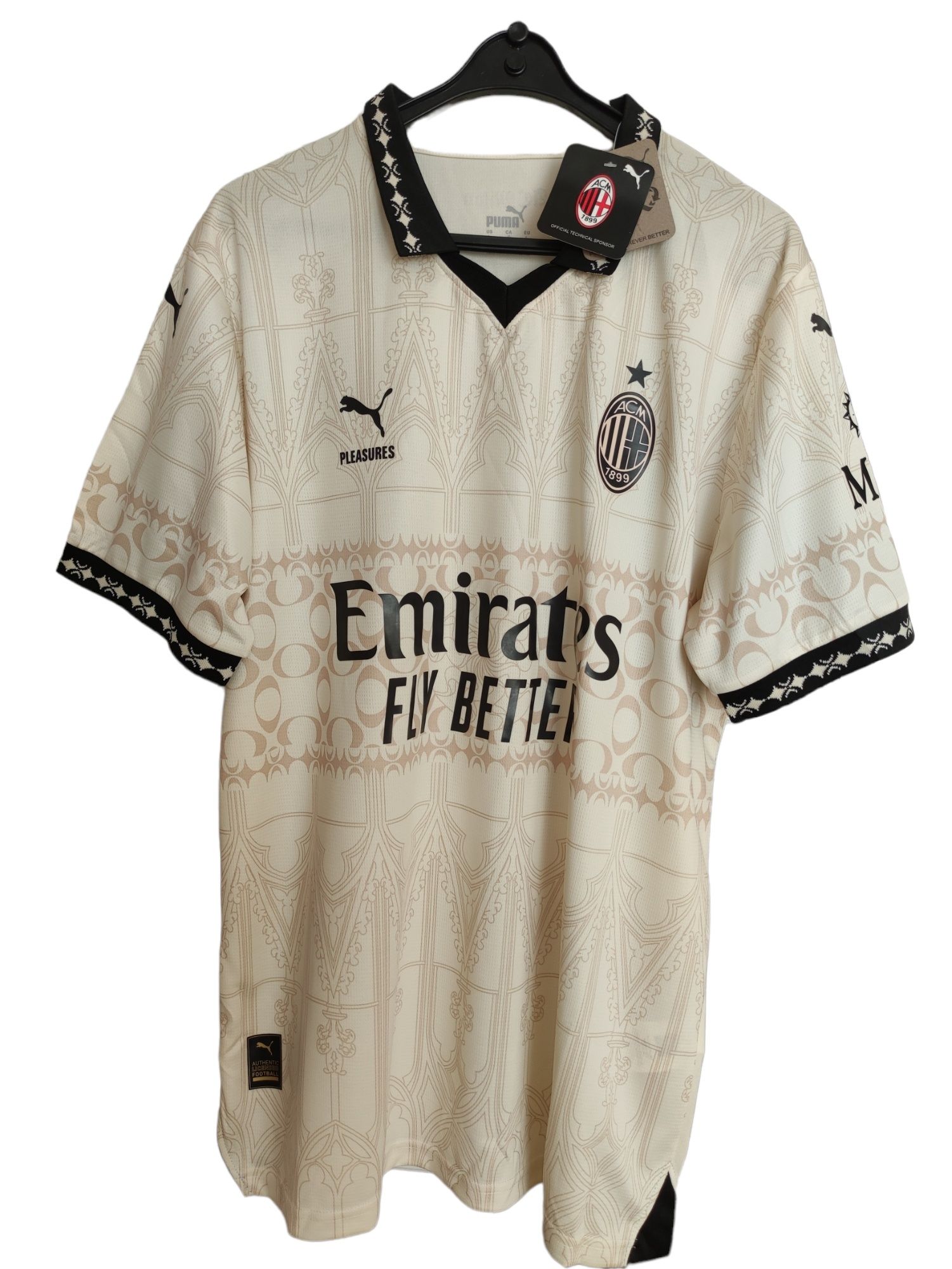 AC MILAN x PLEASURES #10 Leão 2023 2024 AC Milan Jersey X Pleasures Puma Rafa Leao 10
