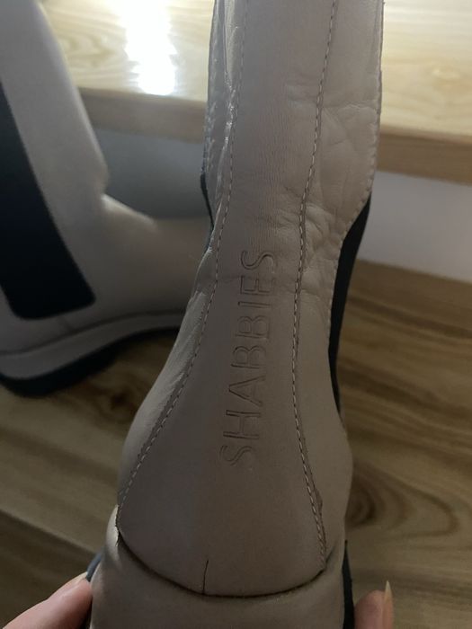 Kozaki kalosze Shabbies Amsterdam skóra 40