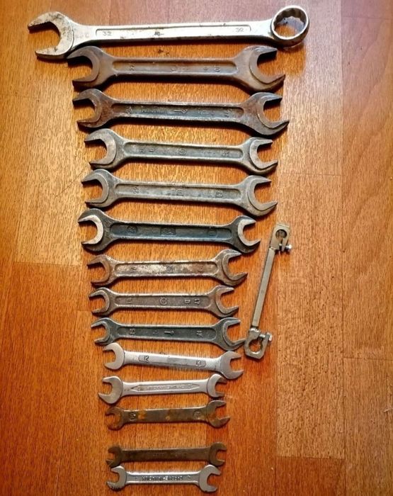 Ключи рожковые гаечные