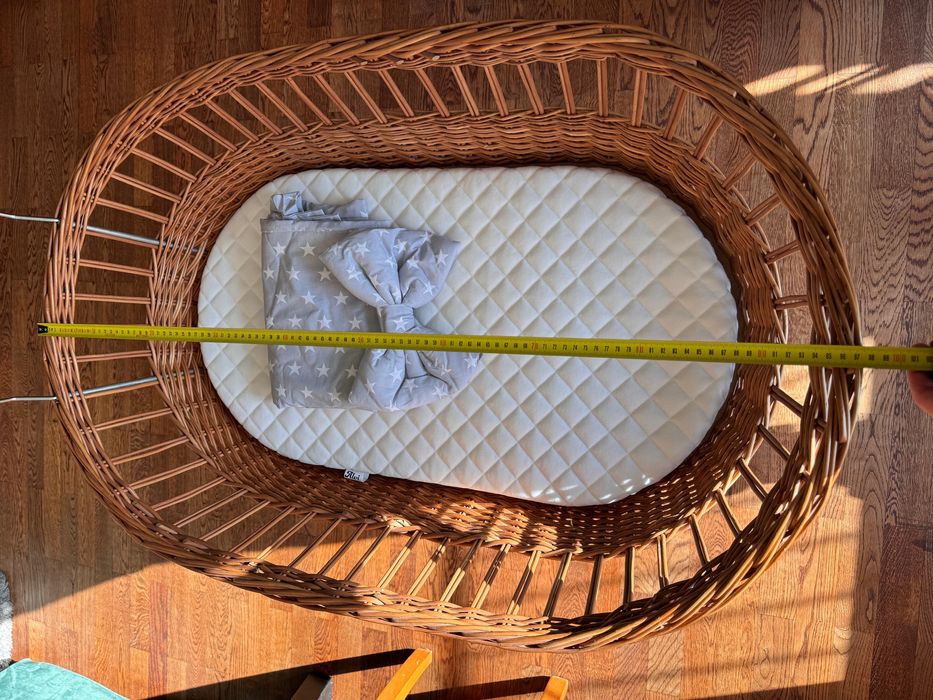 Wiklinowe łóżeczko