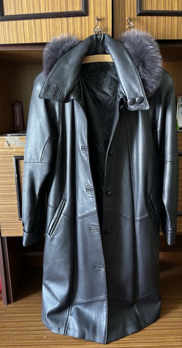 Płaszcz ze skóry
