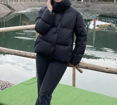 Теплый и стильный пуховик Cos