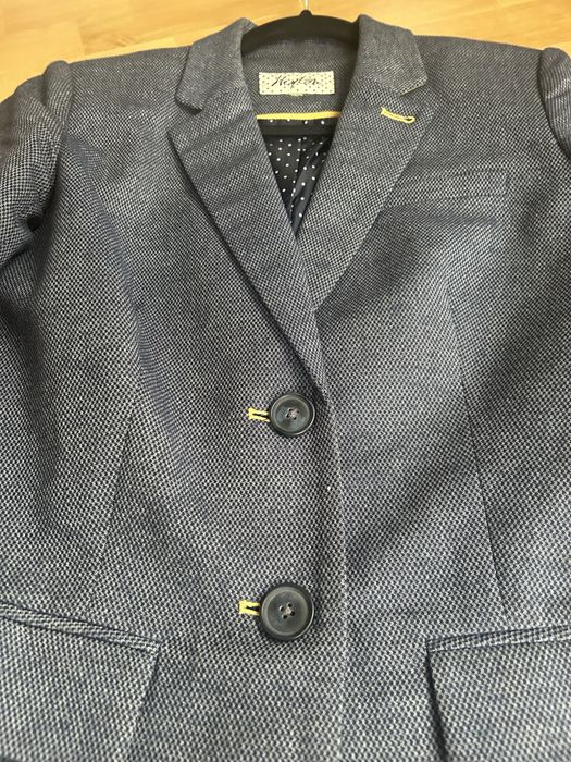 Heyton brytyjski styl żakiet marynarka 36/38
