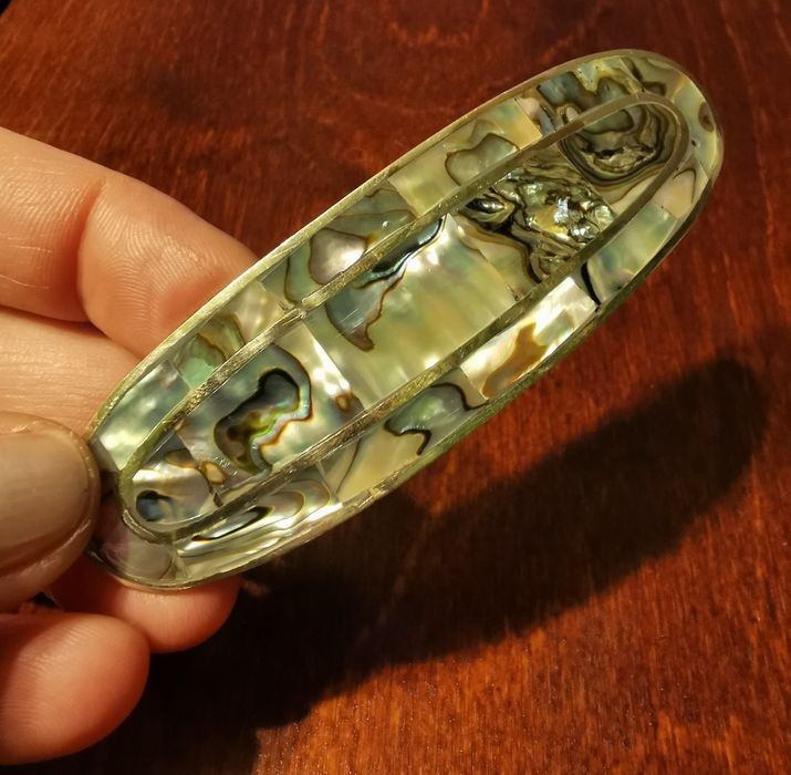 Spinka do wlosow z masa perlowa