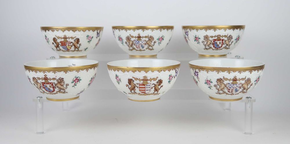 Taças em porcelana Edme Samson, CADA