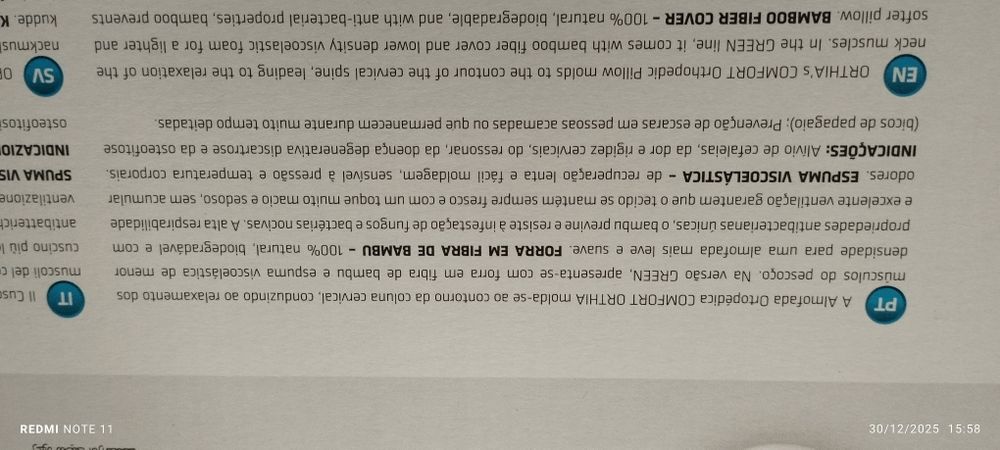 Almofada ergonómica Orthia