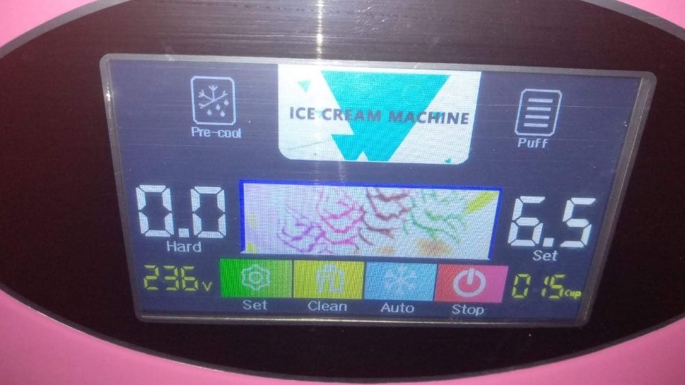 Máquina de Açaí/Gelado Soft Modo Nocturno + Bomba de Ar NOVA