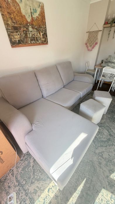 Vendo sofá 3 lugares usado
