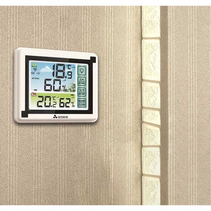 Bezprzewodowa Stacja Pogody Higrometr Termometr z Czujnikiem zewnątrz