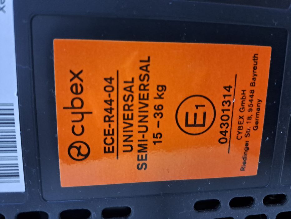 Cadeira Auto Isofix da Cybex 15 a 36Kg