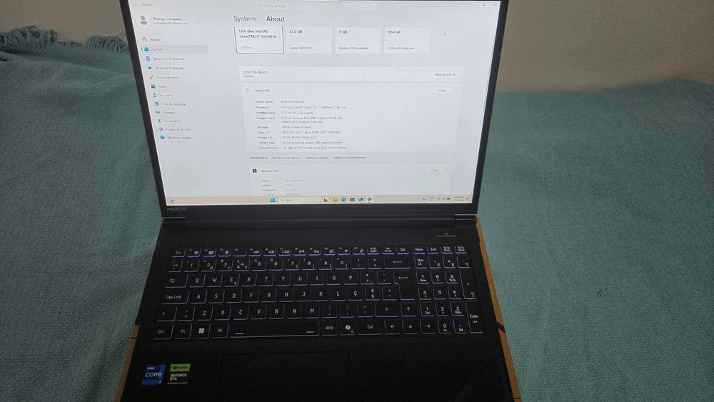 Portatil Gaming Gigabyte G6X