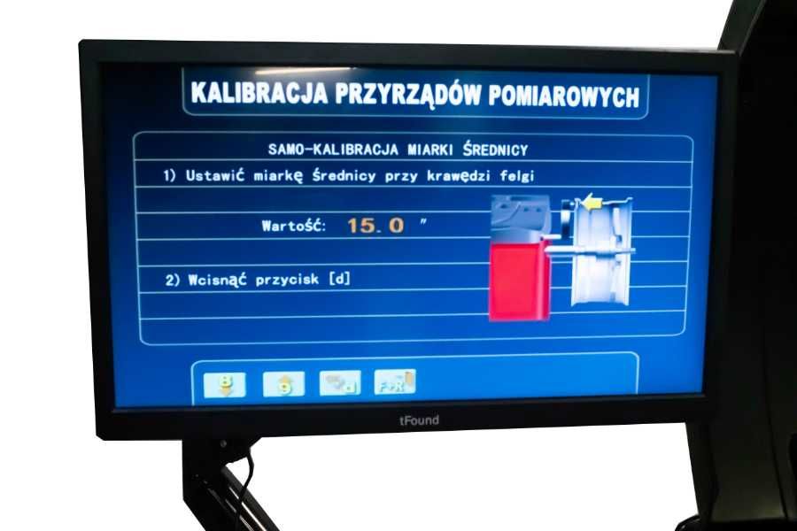 Wyważarka automatyczna do kół osobowych dosta. KW-700LHB laser Kupczyk