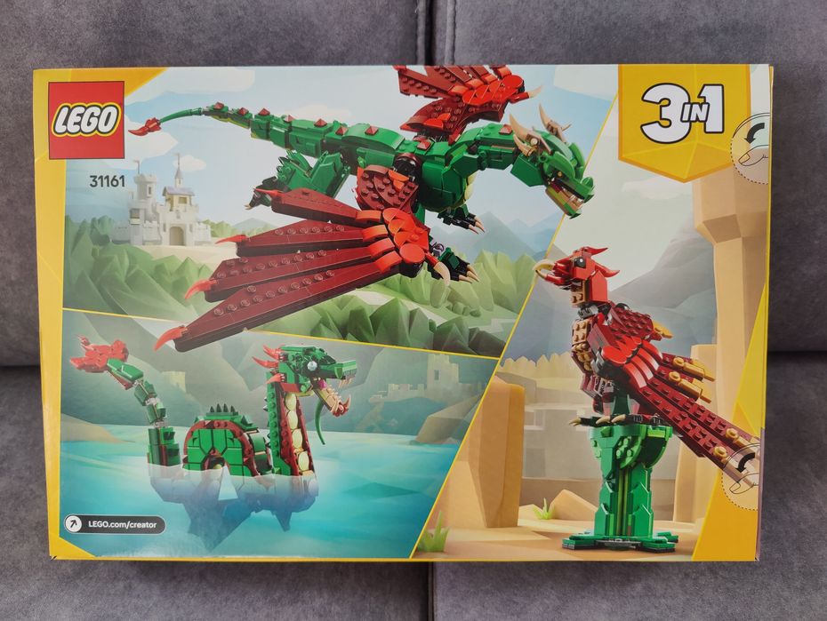 Lego Creator 3w1 31161 Średniowieczny smok