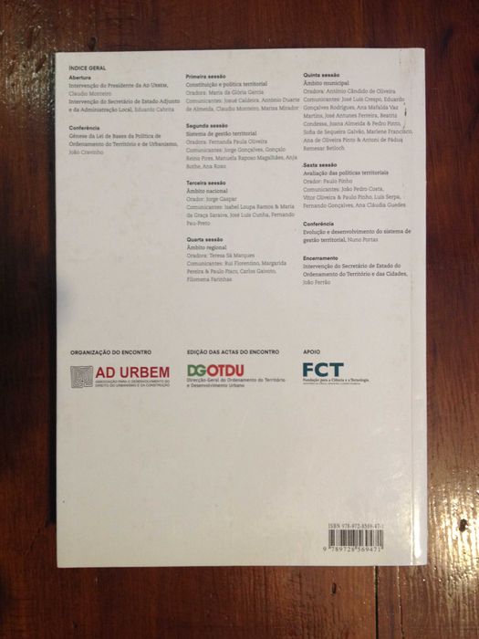 Os dez anos da lei de bases da Política de Ordenamento do Território