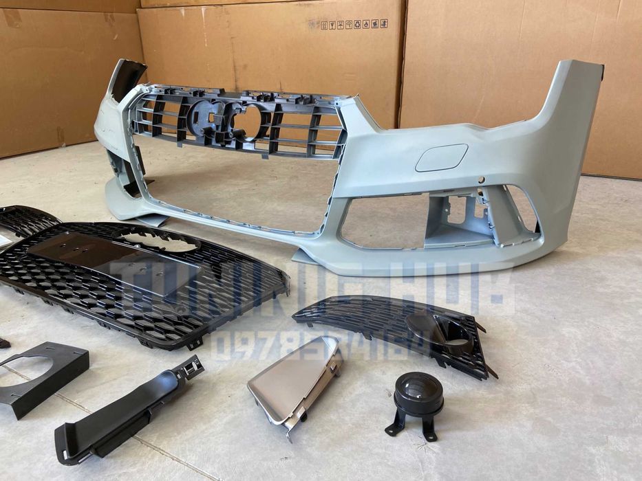 передний бампер Audi A7 4G8 (2014-2017) RS ауди а7 решетка радиатора