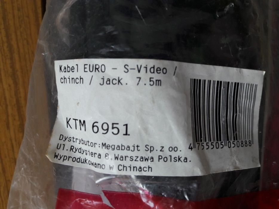 kabel euro s video chinch jack