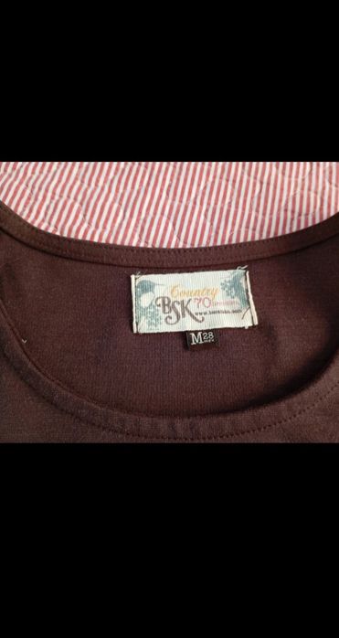 Vestido castanho Bershka