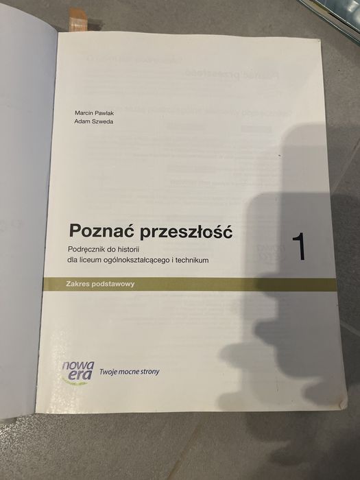 Ksiazka do historii poznać przeszłość 1