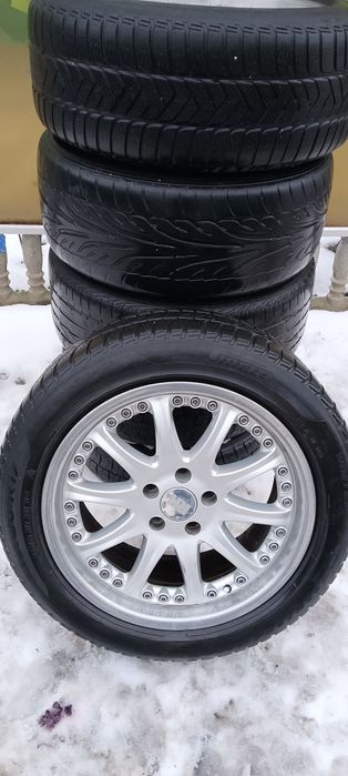 Оригінальні диски титани R 17 колеса шини резина 5/110