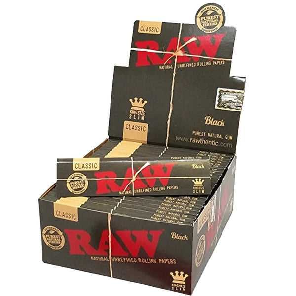 Mortalhas RAW Black King Size Slim