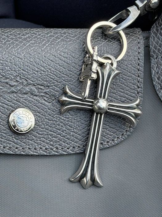 Аксесуар chrome hearts/Chrome Hearts Silver Keyring/срібний крест CHROME Hearts