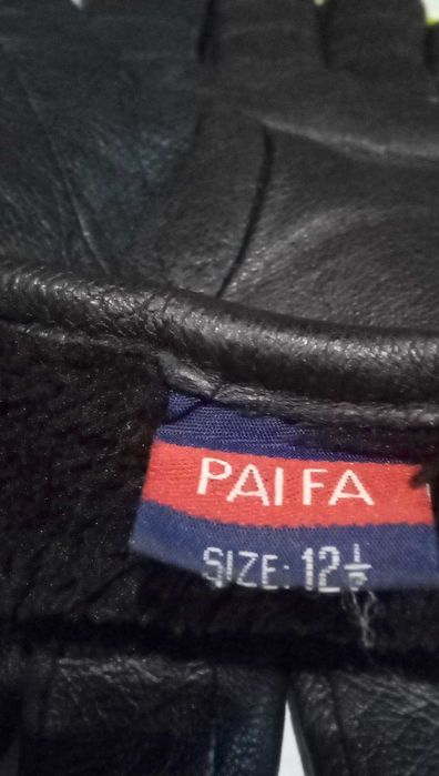 Мужские зимние перчатки из натуральной кожи оленя. Подкладка из мутона