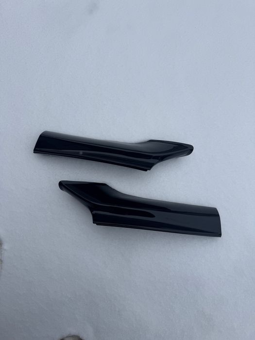 Клики,накладки на бампер,ікла ,накладка  бампер передній bmw f10,f11