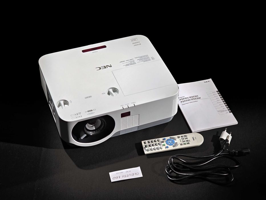 Проектор Домашній Кінотеатр NEC NP-P502H, 1920x1080 Full HD 5000 люмен