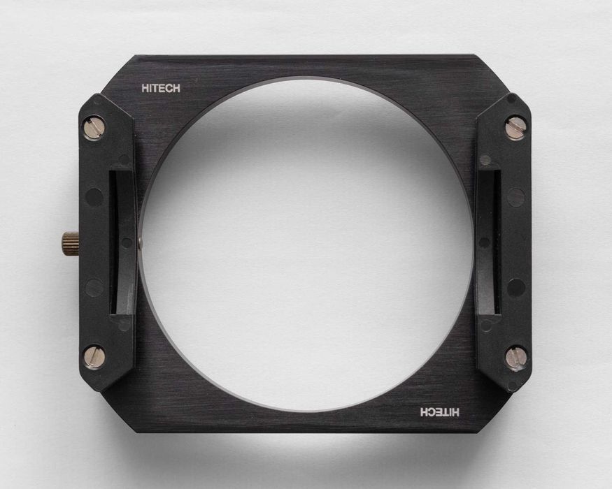 Suporte de filtros Hitech e 2 filtros em vidro ND 3.0 e gradiente 0.9