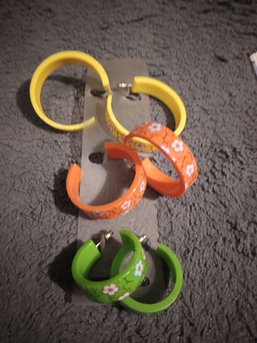 Kolczyki 3 pary.