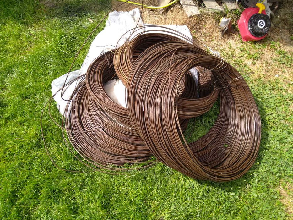 Drut stalowy 4mm twardy
