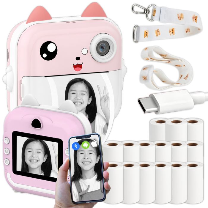 Drukuś PRO Termiczna APARAT Natychmiastowy Dla Dzieci 15 ROLEK GRATIS