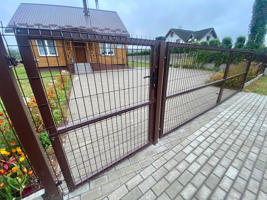 Ogrodzenia panelowe fi4 i fi5 na podmurówce kompleksowa realizacja