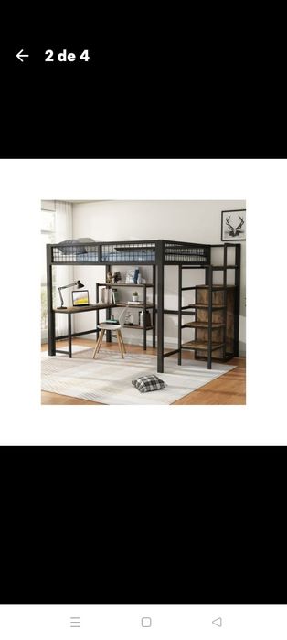 Estrutura de cama beliche/mezzanine