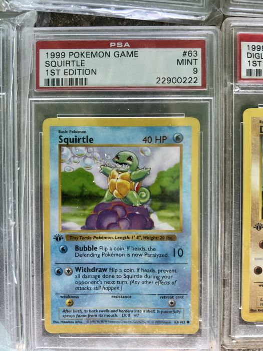Coleção INGLÊS Pokémon PSA 10 1ª Edição Vintage + Boosters Selados WOTC | Base Set, Jungle, Fossil | Investimento Raro